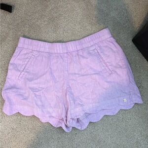 Lavender Lilly Pulitzer Linen Shorts